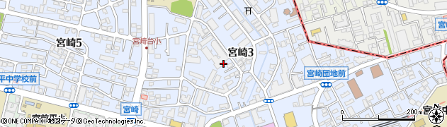 宮崎富士見ヶ岡公園周辺の地図