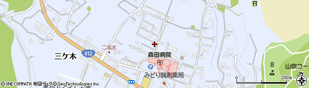 神奈川県相模原市緑区三ケ木665-4周辺の地図