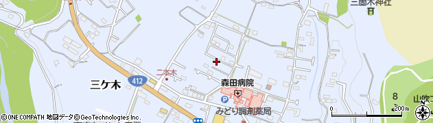 神奈川県相模原市緑区三ケ木665周辺の地図