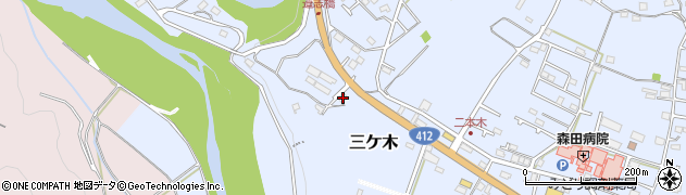 神奈川県相模原市緑区三ケ木1581-3周辺の地図