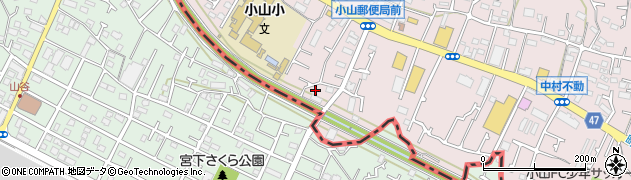 東京都町田市小山町804周辺の地図
