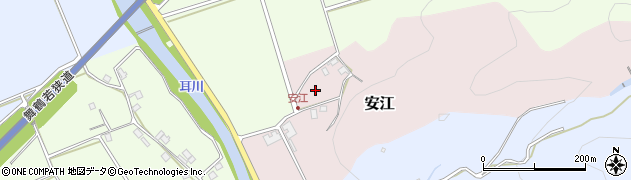 福井県美浜町（三方郡）安江周辺の地図