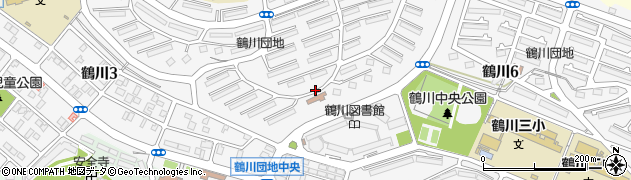 東京都町田市鶴川周辺の地図