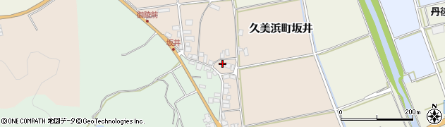 京都府京丹後市久美浜町坂井582周辺の地図