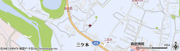 神奈川県相模原市緑区三ケ木1556周辺の地図