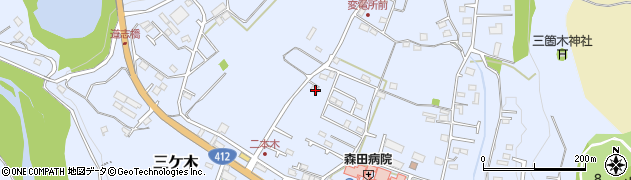 神奈川県相模原市緑区三ケ木708周辺の地図