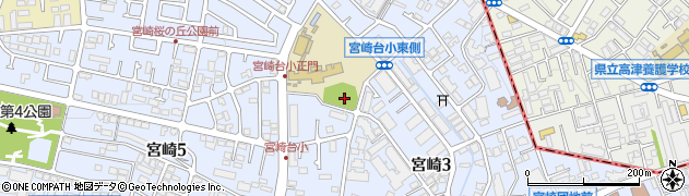 宮崎第3公園周辺の地図