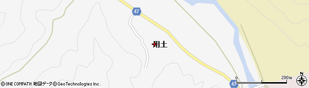 兵庫県新温泉町（美方郡）用土周辺の地図