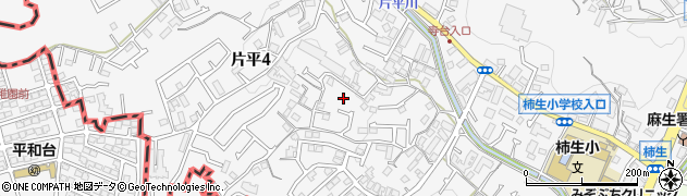 神奈川県川崎市麻生区片平4丁目5-22周辺の地図