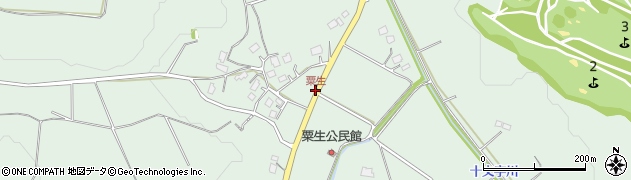 粟生周辺の地図