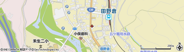田野倉簡易郵便局周辺の地図