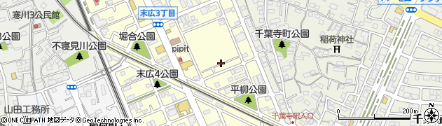 千葉市末広自転車保管場周辺の地図