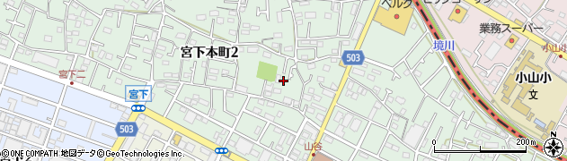 神奈川県相模原市中央区宮下本町周辺の地図