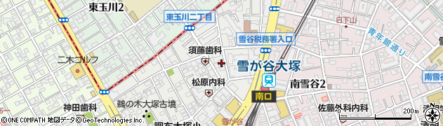 東京都大田区雪谷大塚町6-3周辺の地図