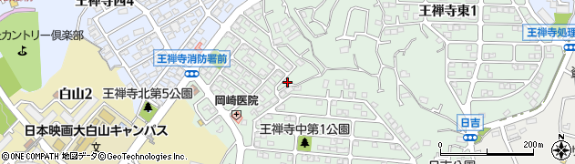 王禅寺北第2公園周辺の地図