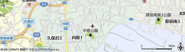 神奈川県相模原市緑区向原1丁目周辺の地図