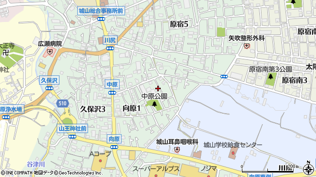 〒252-0104 神奈川県相模原市緑区向原の地図