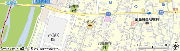ファッションセンターしまむら田富町店周辺の地図