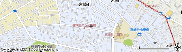 宮崎桜の丘公園周辺の地図