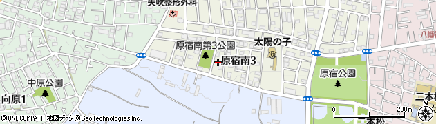 神奈川県相模原市緑区原宿南3丁目10周辺の地図