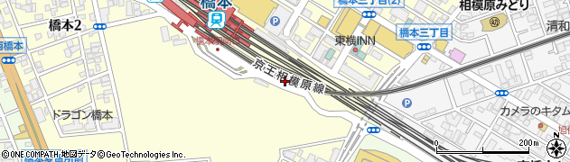 相模原市営　橋本駅南口第１自転車駐車場周辺の地図