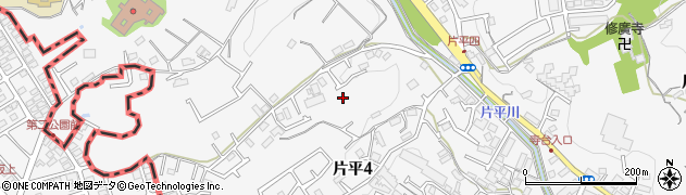 神奈川県川崎市麻生区片平4丁目14周辺の地図