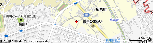 東京都町田市広袴町613周辺の地図