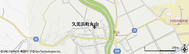 京都府京丹後市久美浜町丸山周辺の地図