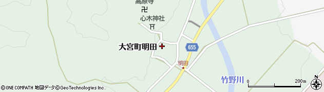 京都府京丹後市大宮町明田929周辺の地図