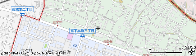 神奈川県相模原市中央区宮下本町3丁目37周辺の地図