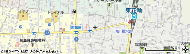長田クリーニング店周辺の地図