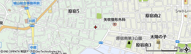 城山マッサージ原宿施術院周辺の地図