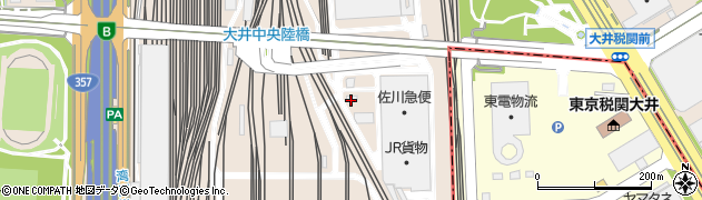 東京貨物開発株式会社　大井事業所周辺の地図