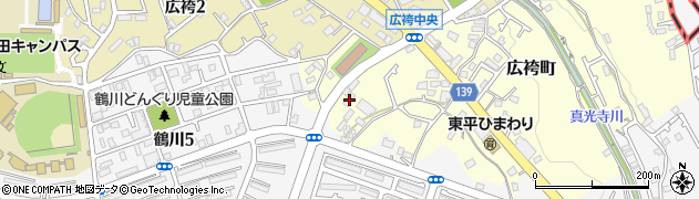 東京都町田市広袴町657周辺の地図