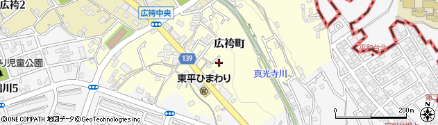 東京都町田市広袴町527周辺の地図
