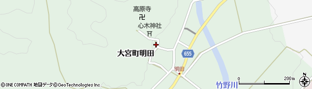 京都府京丹後市大宮町明田961周辺の地図