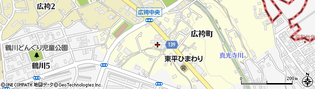 東京都町田市広袴町603周辺の地図