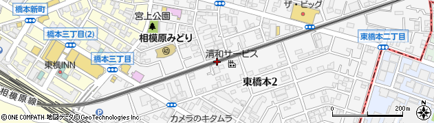 京王自動車株式会社　相模原営業所周辺の地図