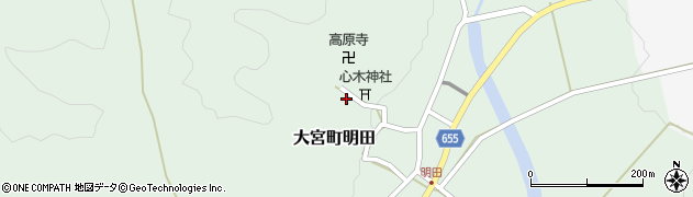 京都府京丹後市大宮町明田968周辺の地図