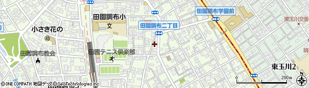 東京都大田区田園調布2丁目22周辺の地図