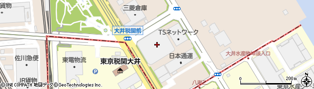 ケイヒン株式会社　大井８号流通センター周辺の地図