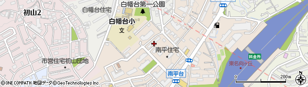 神奈川県川崎市宮前区南平台周辺の地図