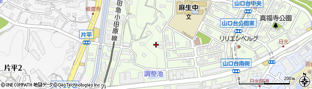 神奈川県川崎市麻生区上麻生4丁目23周辺の地図