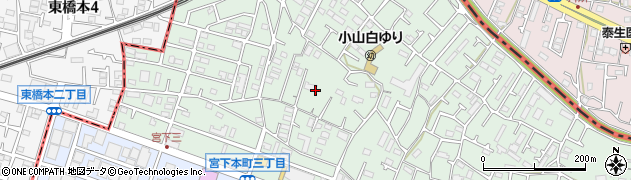神奈川県相模原市中央区宮下本町3丁目31周辺の地図
