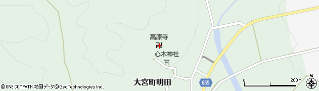 京都府京丹後市大宮町明田1006周辺の地図