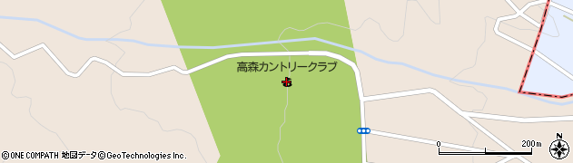 高森カントリークラブ周辺の地図