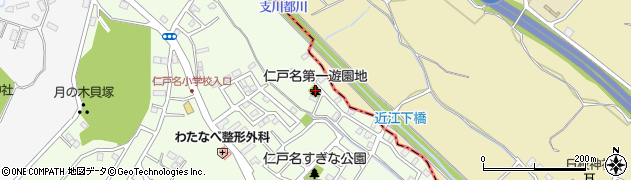 仁戸名遊園地第1公園周辺の地図