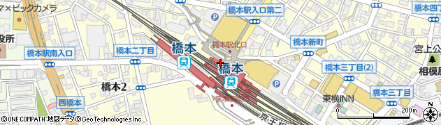 名代 箱根そば 橋本店周辺の地図