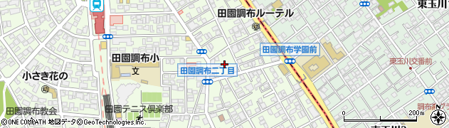 東京都大田区田園調布2丁目35周辺の地図