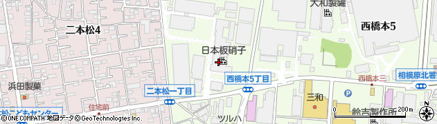 日本板硝子株式会社　相模原事業所周辺の地図